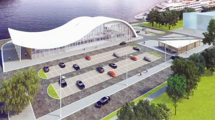 Проект нового речного вокзала в Самаре