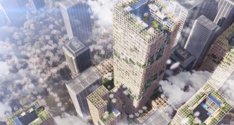 В Токио хотят построить 70-этажный деревянный небоскреб
