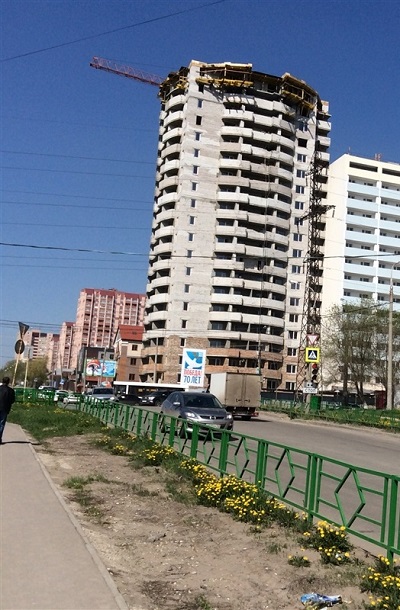 СОФЖИ заканчивает стройку дома на пересечении улиц Дыбенко и Советской Армии