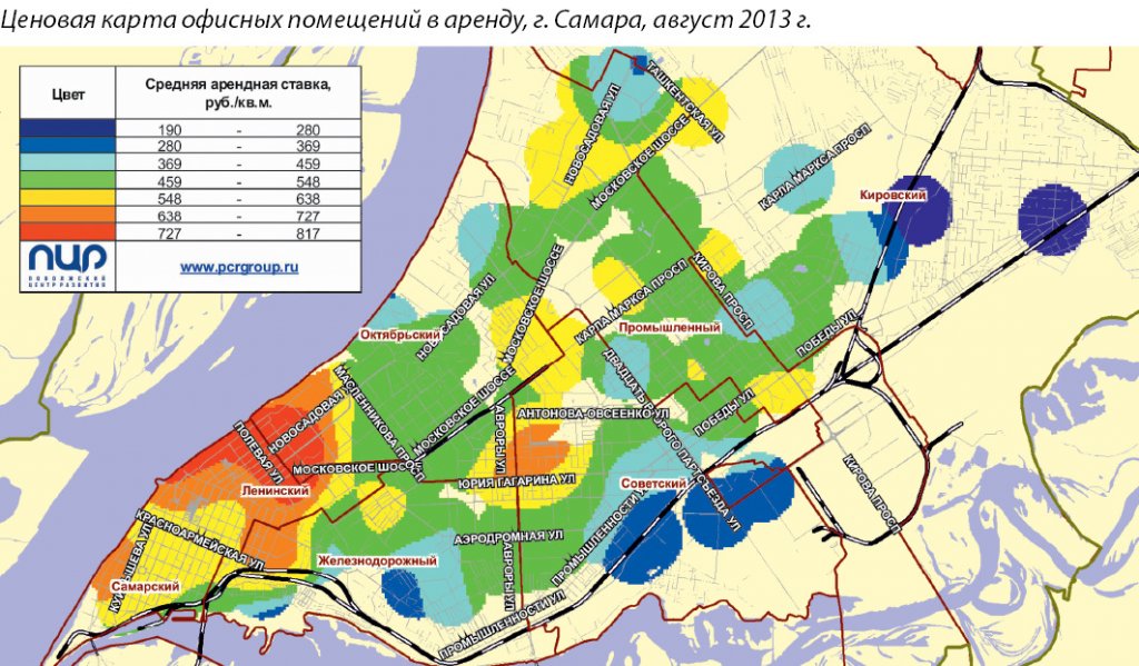 Самара время на карте