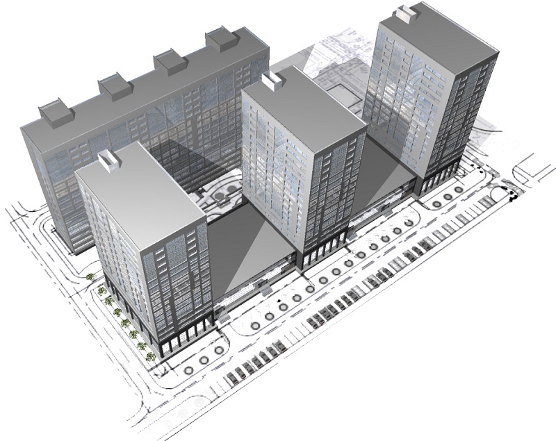 На Ново-Садовой планируют построить жилой комплекс из нескольких многоэтажек 